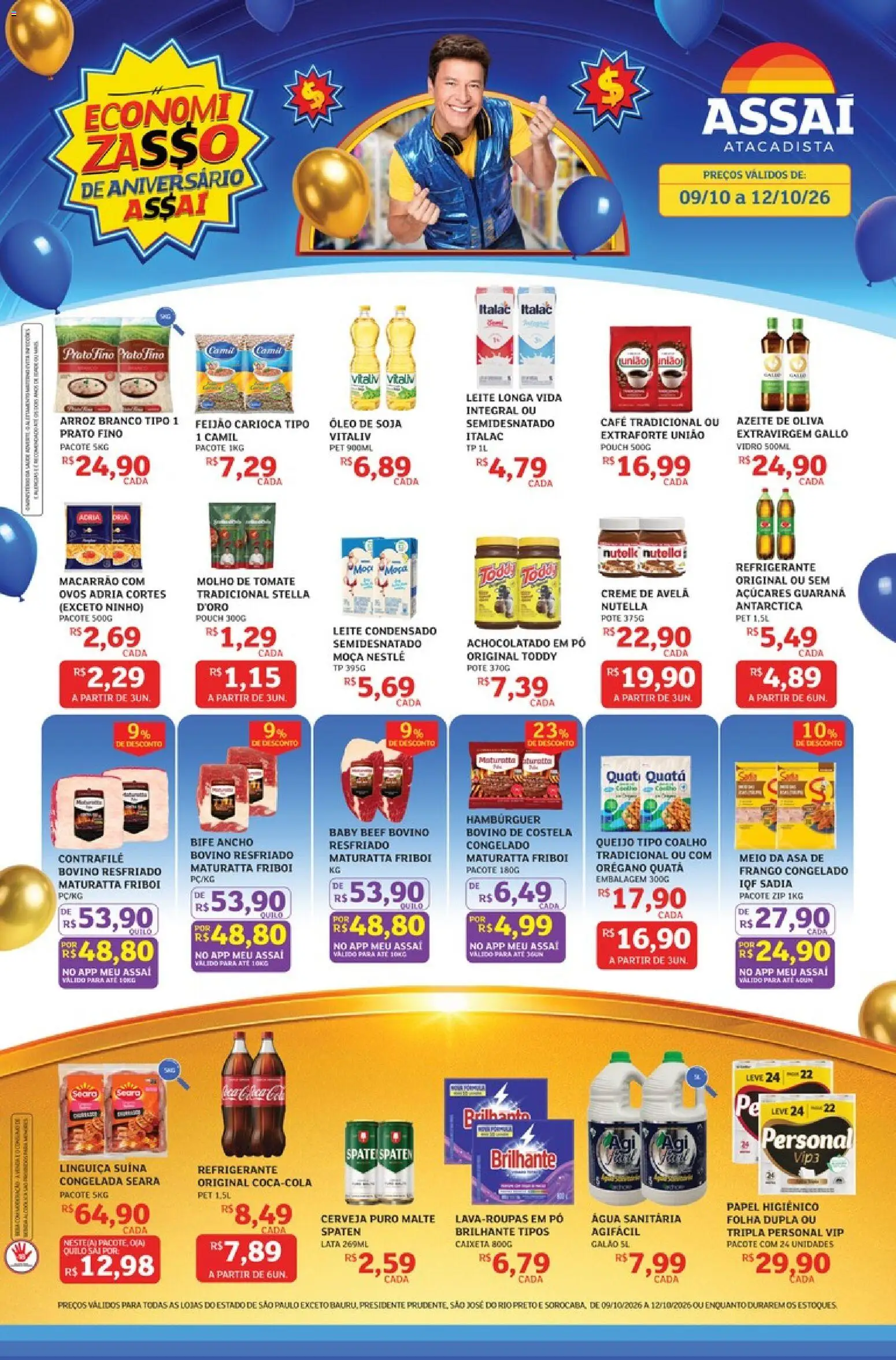 Pré-Visualização do folheto "Assaí Atacadista ofertas - SP" da loja Assaí Atacadista válido a partir de 09/10/2026
