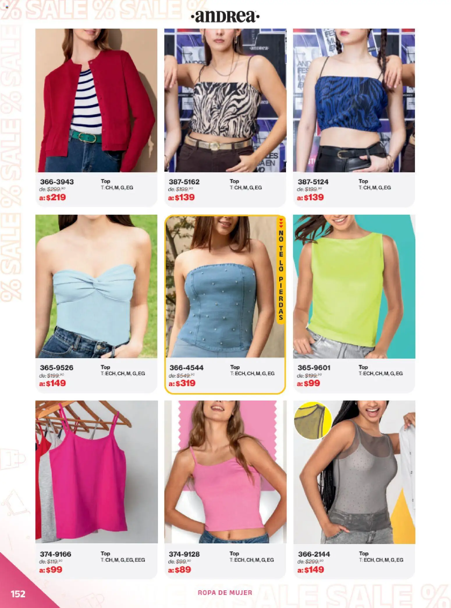 Vista previa las ofertas de la tienda Andrea - Catálogo Outlet desde el 21/12/2025 - Ropa