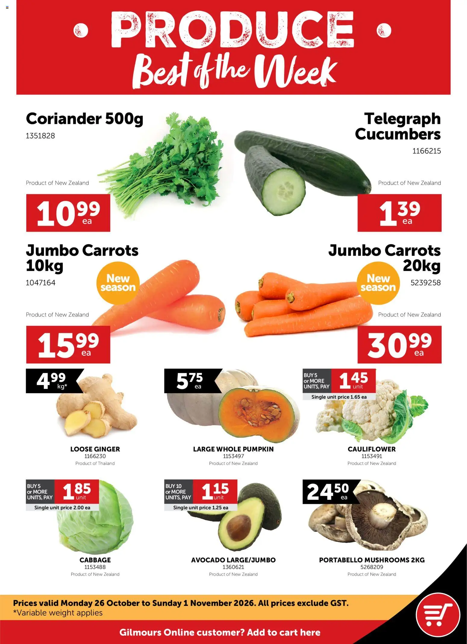 Preview of catalogue Gilmours catalogue from shop Gilmours valid 26 Oct 2026