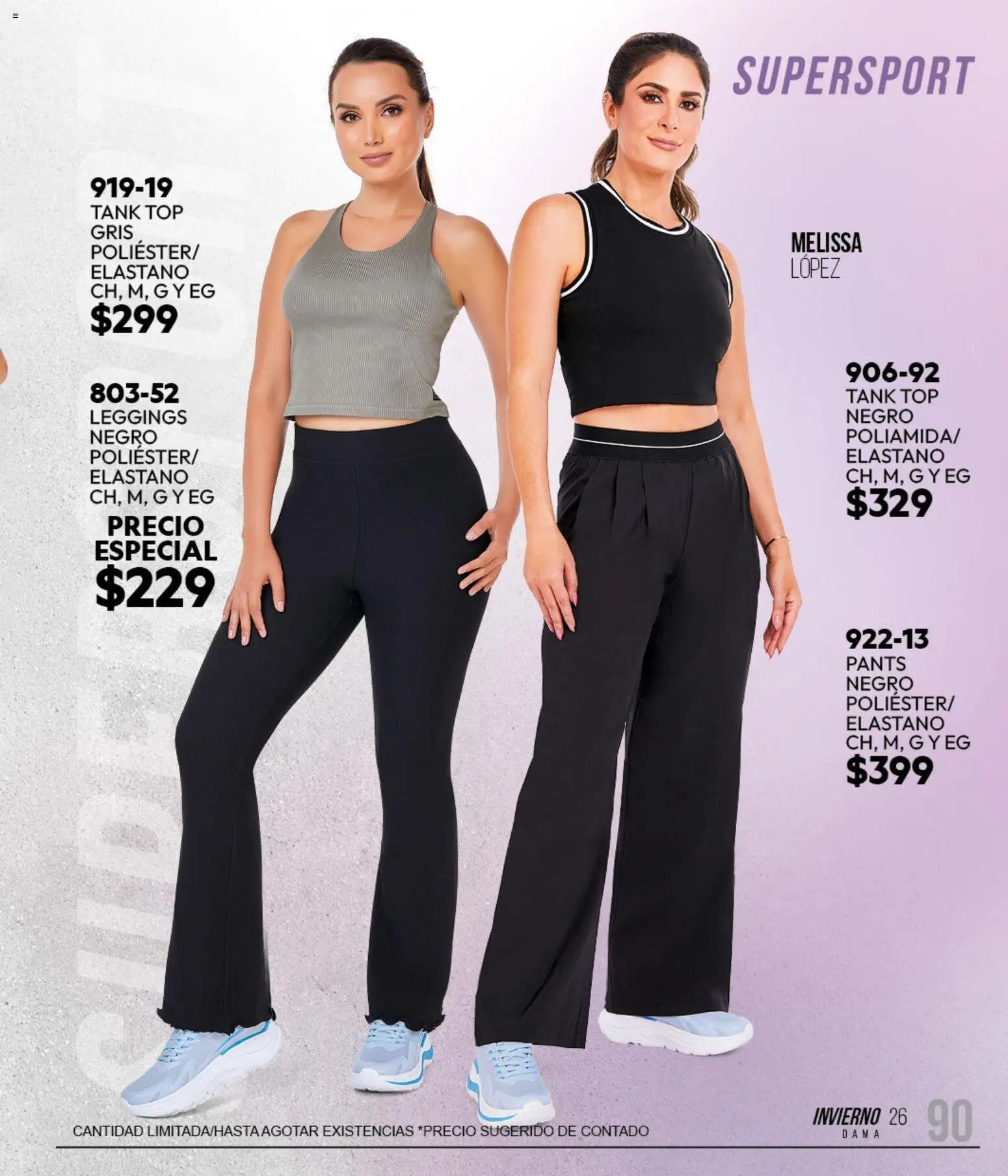 Vista previa las ofertas de la tienda Cklass - Cklass catálogo Sportbrands Dama Invierno desde el 11/09/2026 