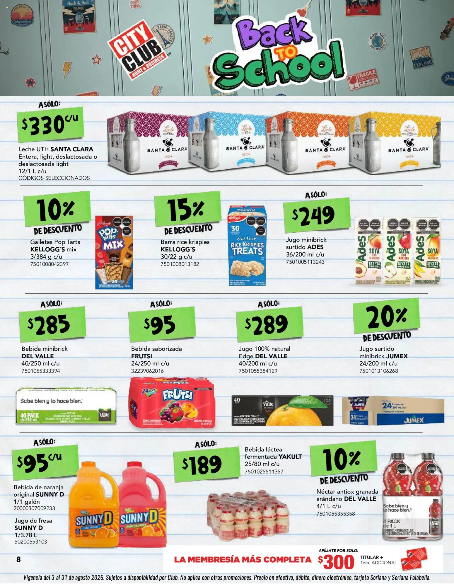 Vista previa las ofertas de la tienda City Club - City Club catálogo desde el 03/08/2026 