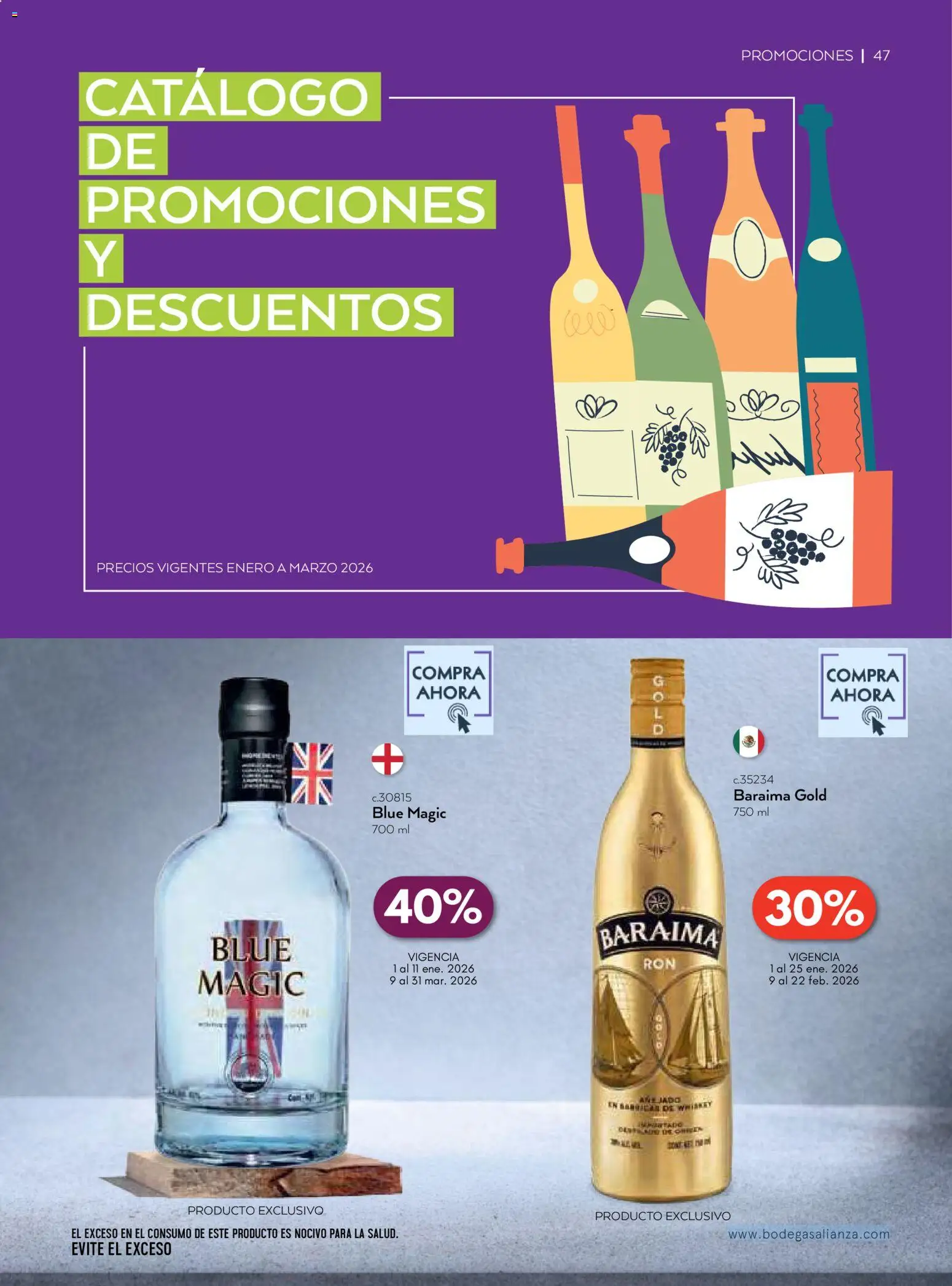 Vista previa las ofertas de la tienda Bodegas Alianza - Catálogo desde el 01/01/2026 