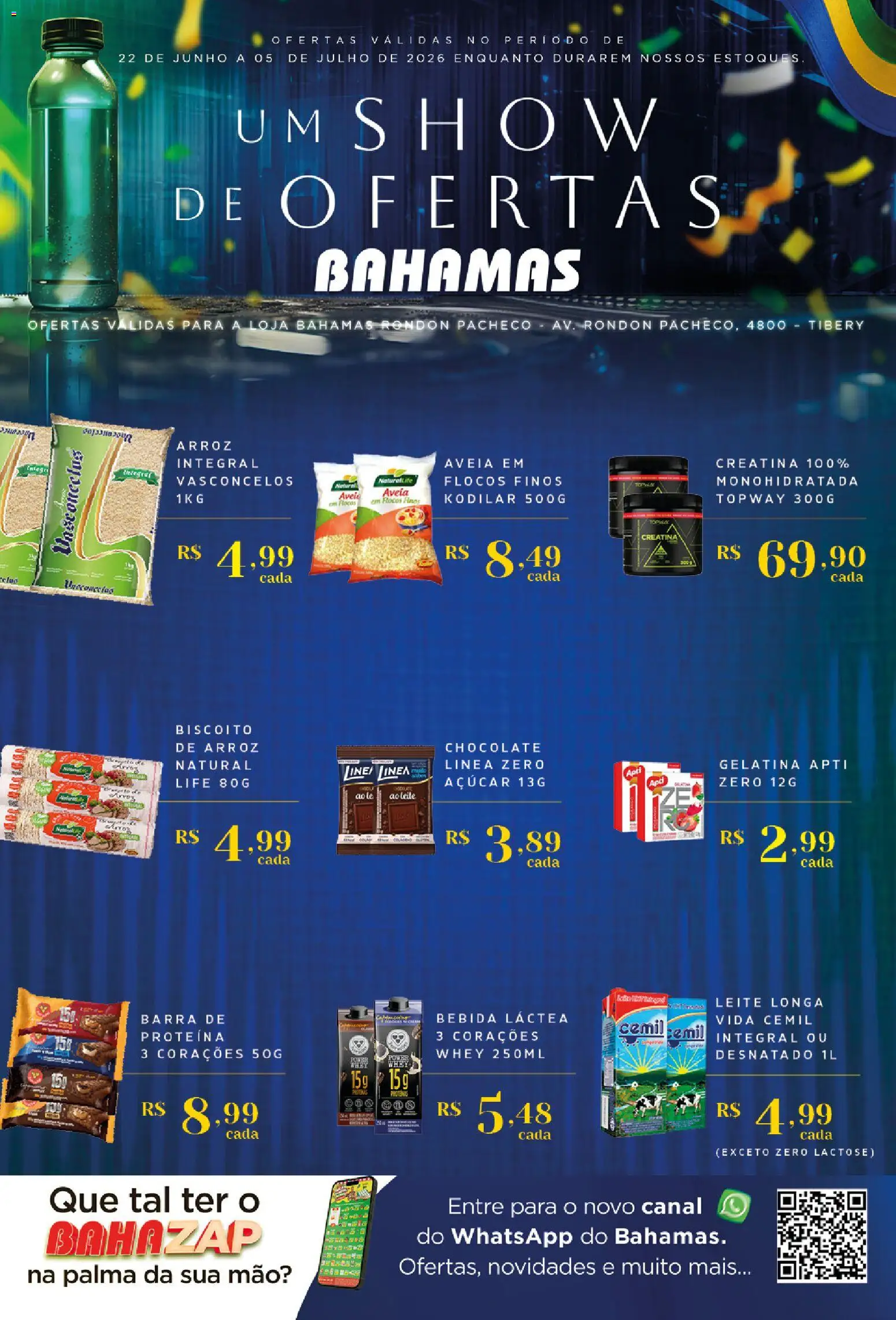 Pré-Visualização do folheto "Bahamas Supermercados ofertas Show" da loja Bahamas Supermercados válido a partir de 22/06/2026