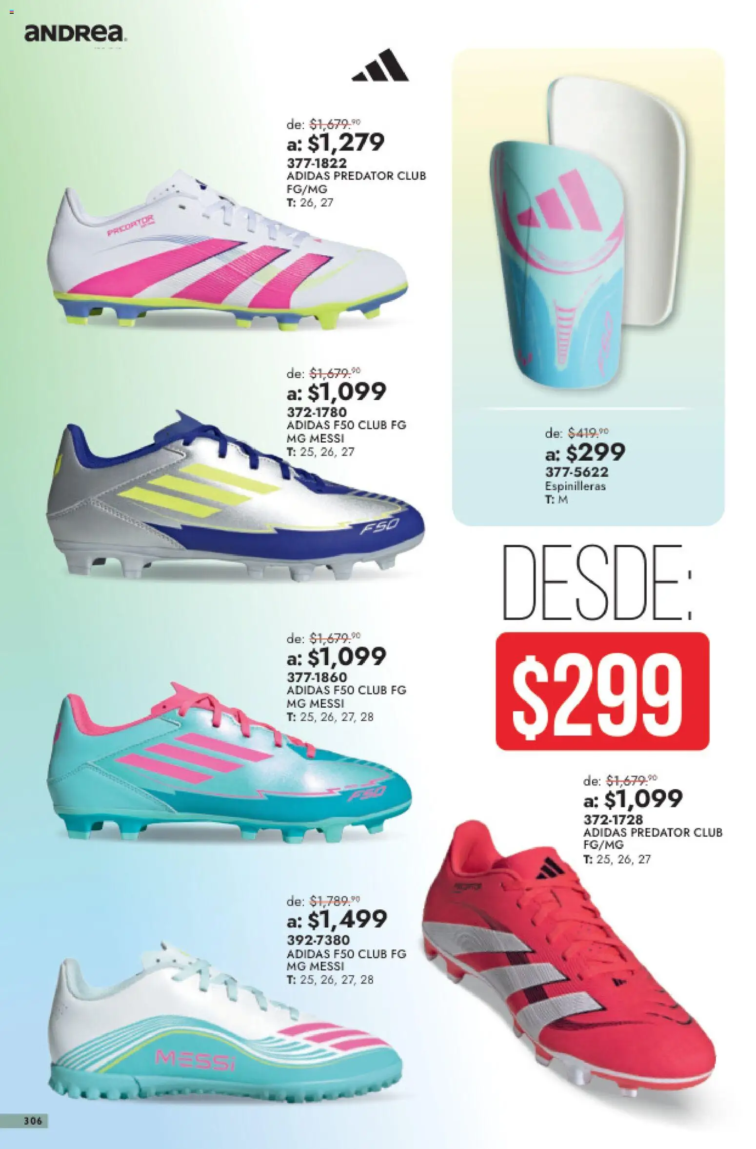 Vista previa las ofertas de la tienda Andrea - Andrea catálogo Outlet desde el 26/07/2026 