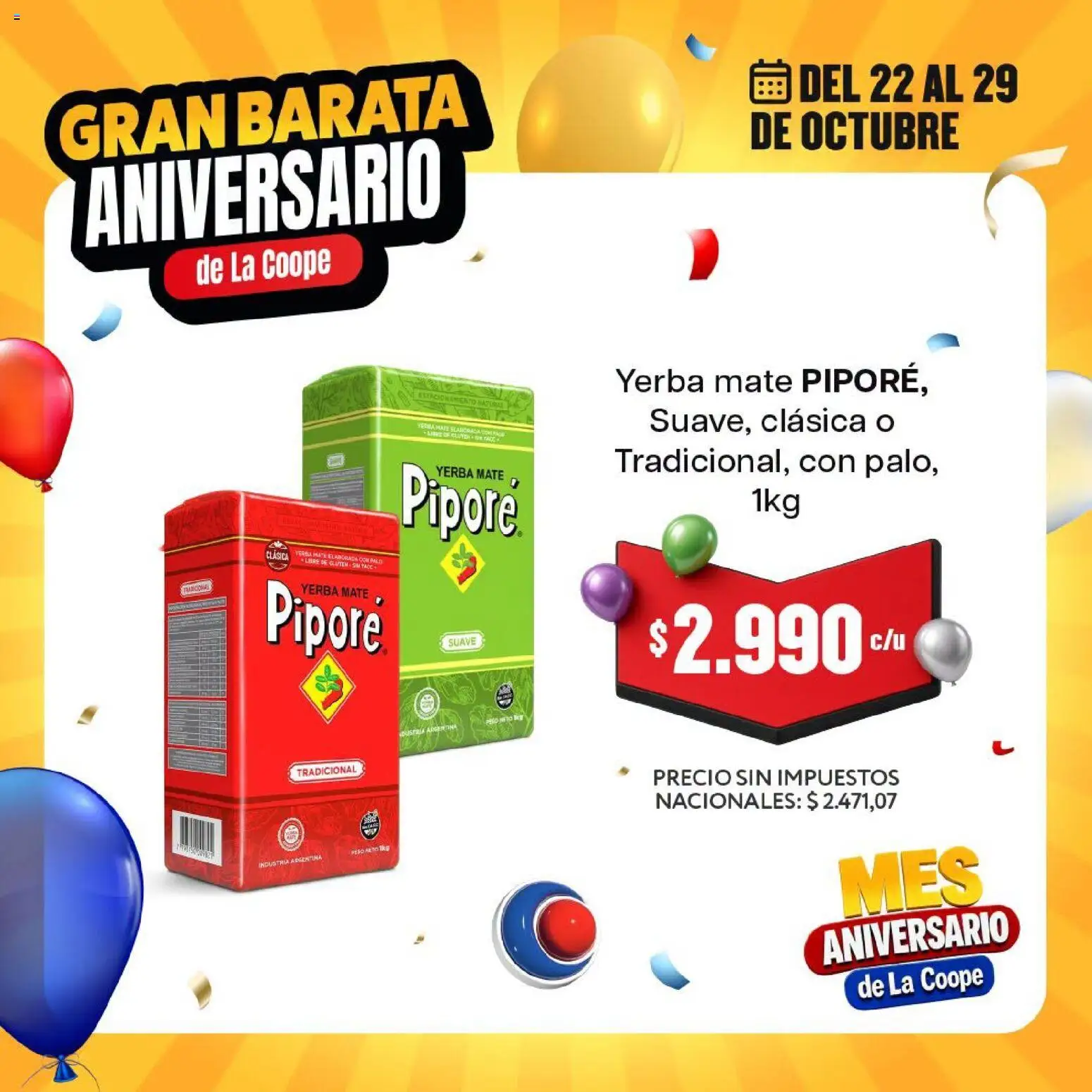 Vista previa del folleto de la tienda Cooperativa Obrera válido desde el 22/10/2026 
