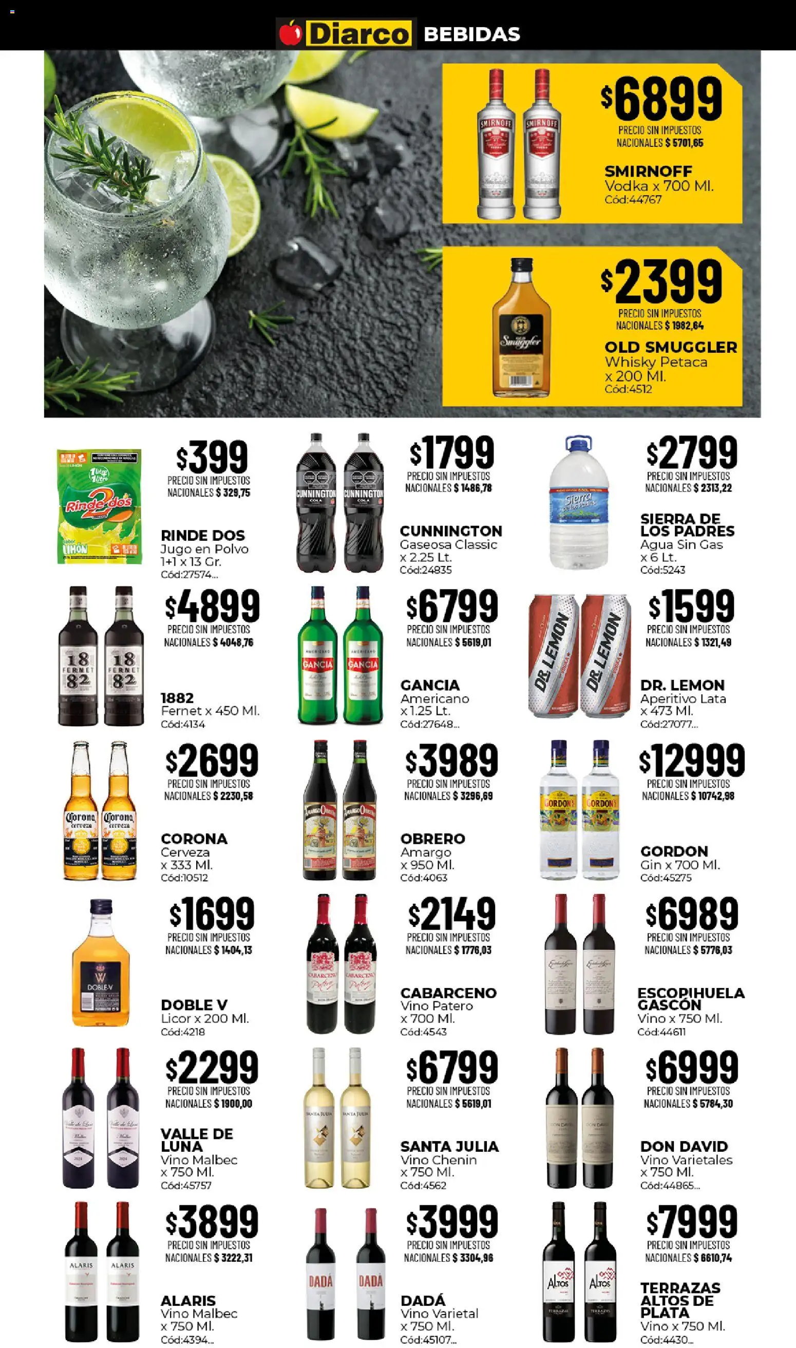 Vista previa del folleto de la tienda Diarco válido desde el 07/09/2026 