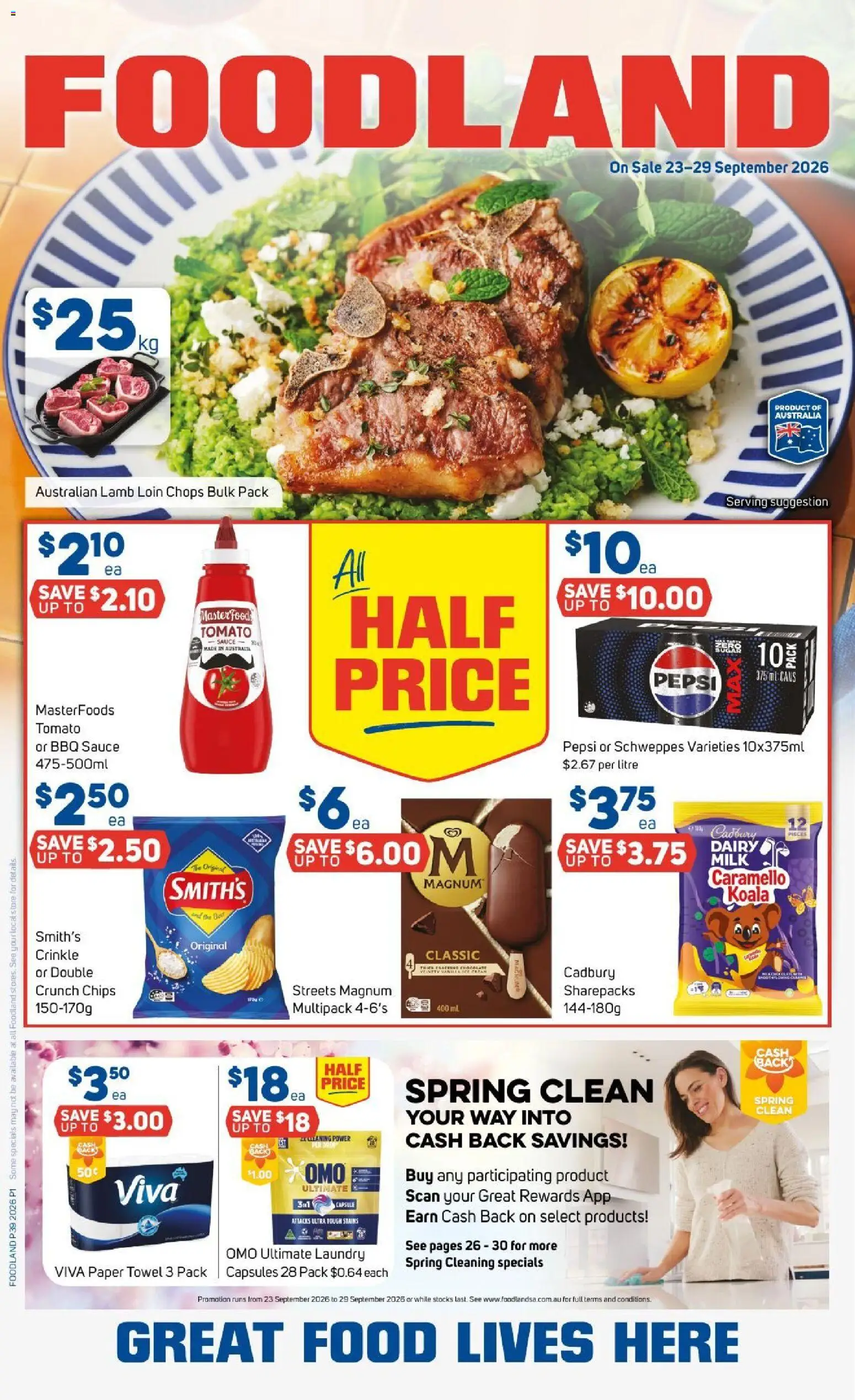 Preview of catalogue Foodland catalogue from shop Foodland valid 23/09/2026