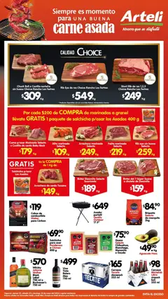 Vista previa las ofertas de la tienda Arteli - Arteli folleto Carnes & Cortes desde el 23/05/2026 