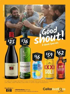 Preview of catalogue Cellarbrations catalogue Pakenham from shop Cellarbrations valid 27/07/2026