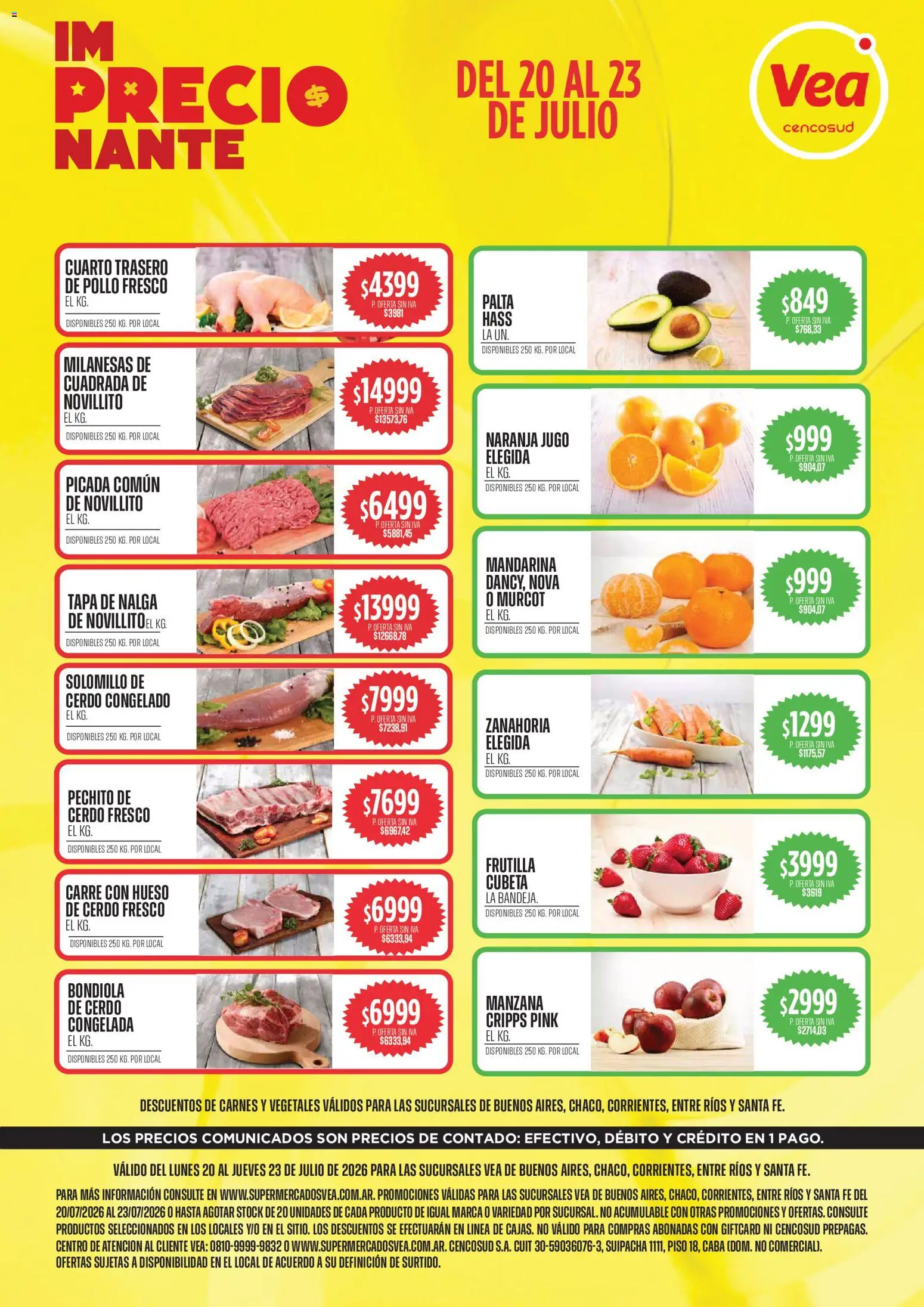 Vista previa del folleto de la tienda Vea válido desde el 20/07/2026 
