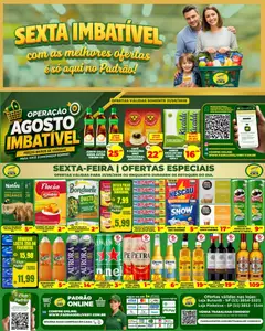 Pré-Visualização do folheto "Supermercado Padrão ofertas Sexta Imbatível" da loja Supermercado Padrão válido a partir de 21/08/2026
