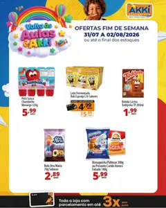 Pré-Visualização do folheto "Akki Atacadista ofertas Volta às aulas" da loja Akki Atacadista válido a partir de 31/07/2026