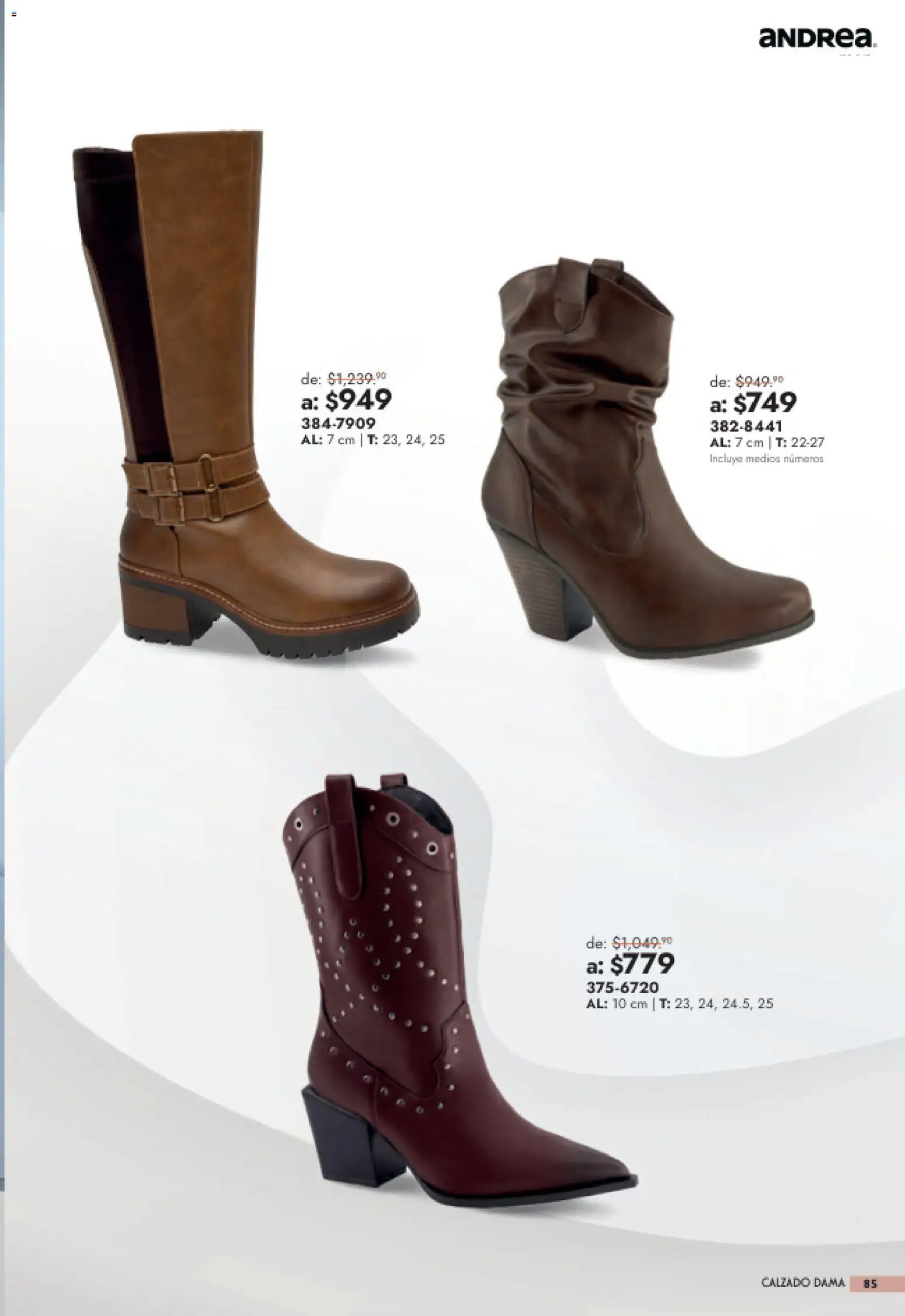 Vista previa las ofertas de la tienda Andrea - Andrea catálogo Outlet desde el 26/07/2026 