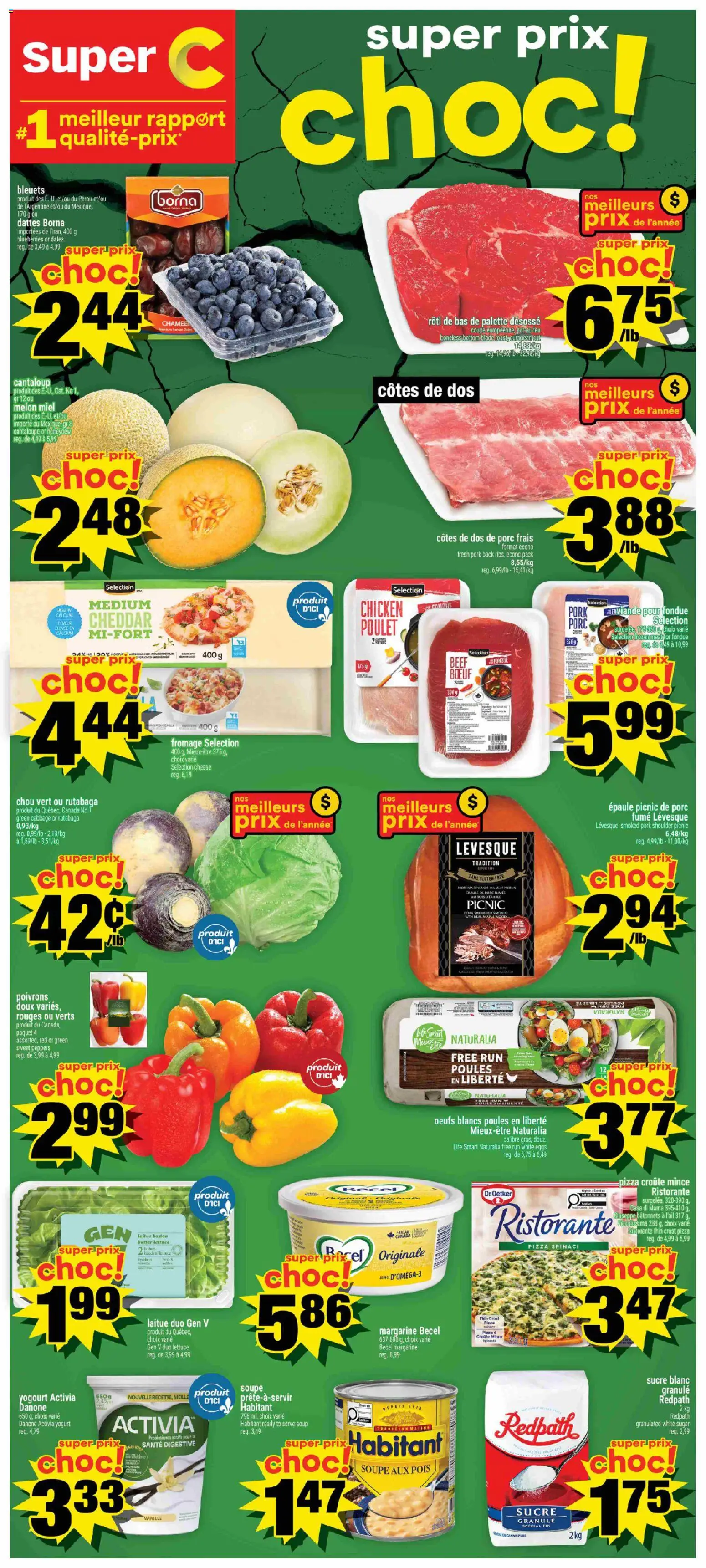 Preview of leaflet Super C weekly flyer / circulaire from shop Super C is valid from Oct 22, 2026