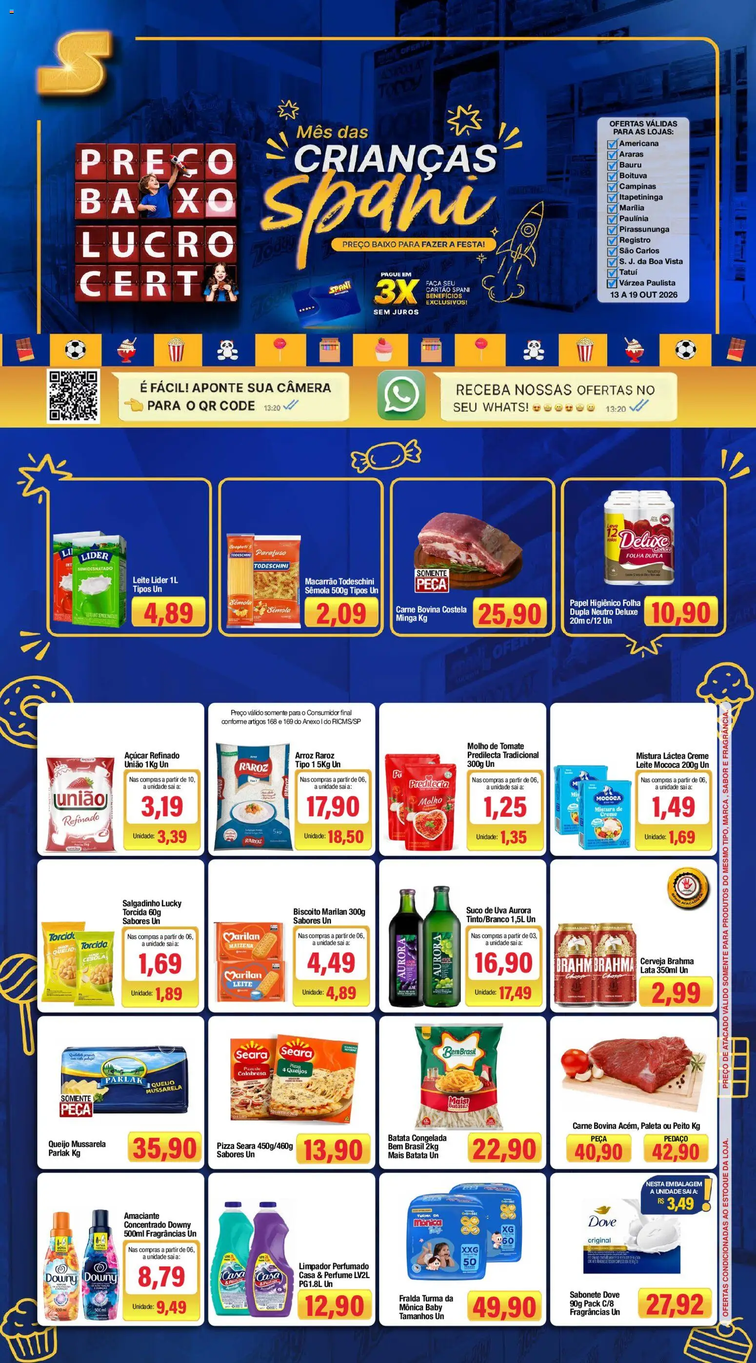 Pré-Visualização do folheto "Spani Atacadista - Ofertas da semana" da loja Spani Atacadista válido a partir de 13/10/2026