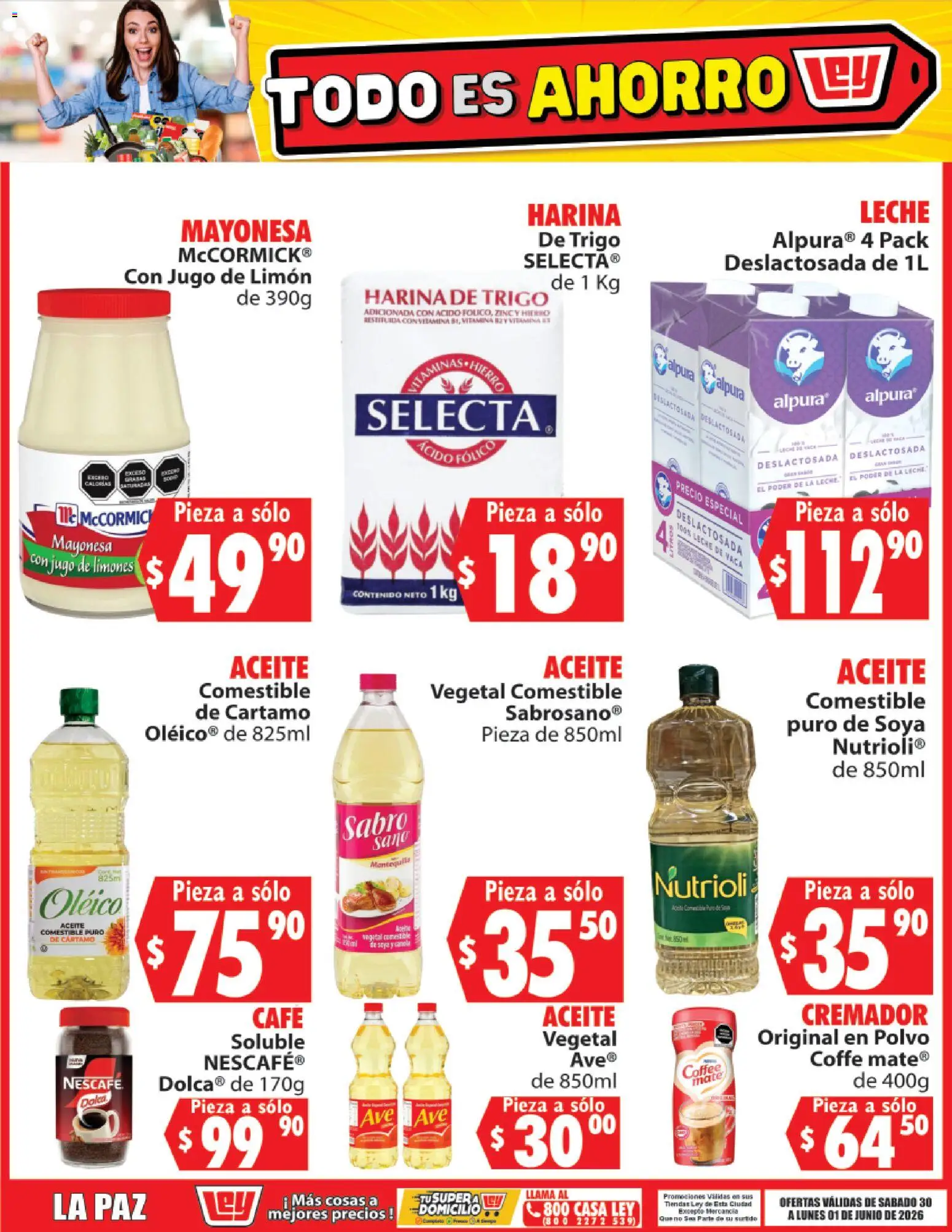 Vista previa las ofertas de la tienda Casa Ley - Casa Ley folleto Todo es ahorro desde el 30/05/2026 