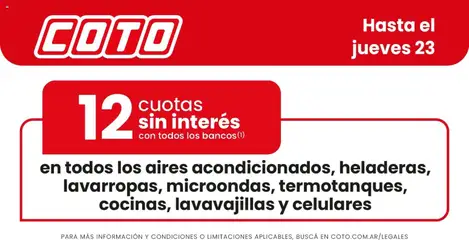 Vista previa del folleto de la tienda Coto válido desde el 21/07/2026 