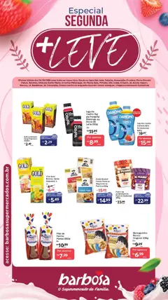 Pré-Visualização do folheto "Barbosa Supermercados ofertas Segunda + Leve" da loja Barbosa Supermercados válido a partir de 04/05/2026