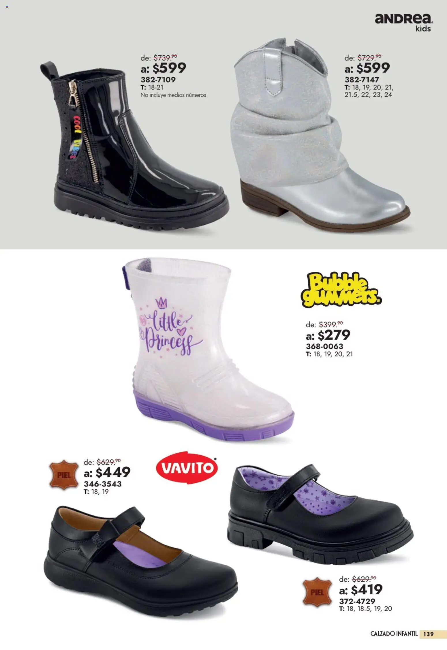 Vista previa las ofertas de la tienda Andrea - Andrea catálogo Outlet desde el 13/09/2026 