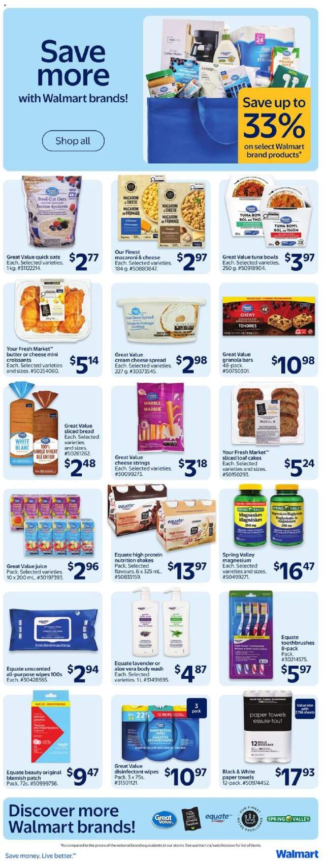 New Walmart flyer from Aug 06