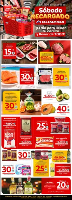  Vista previa del prospecto Olímpica catálogo Sábado recargado del almacen Olímpica válida del 10/10/2026 al 10/10/2026