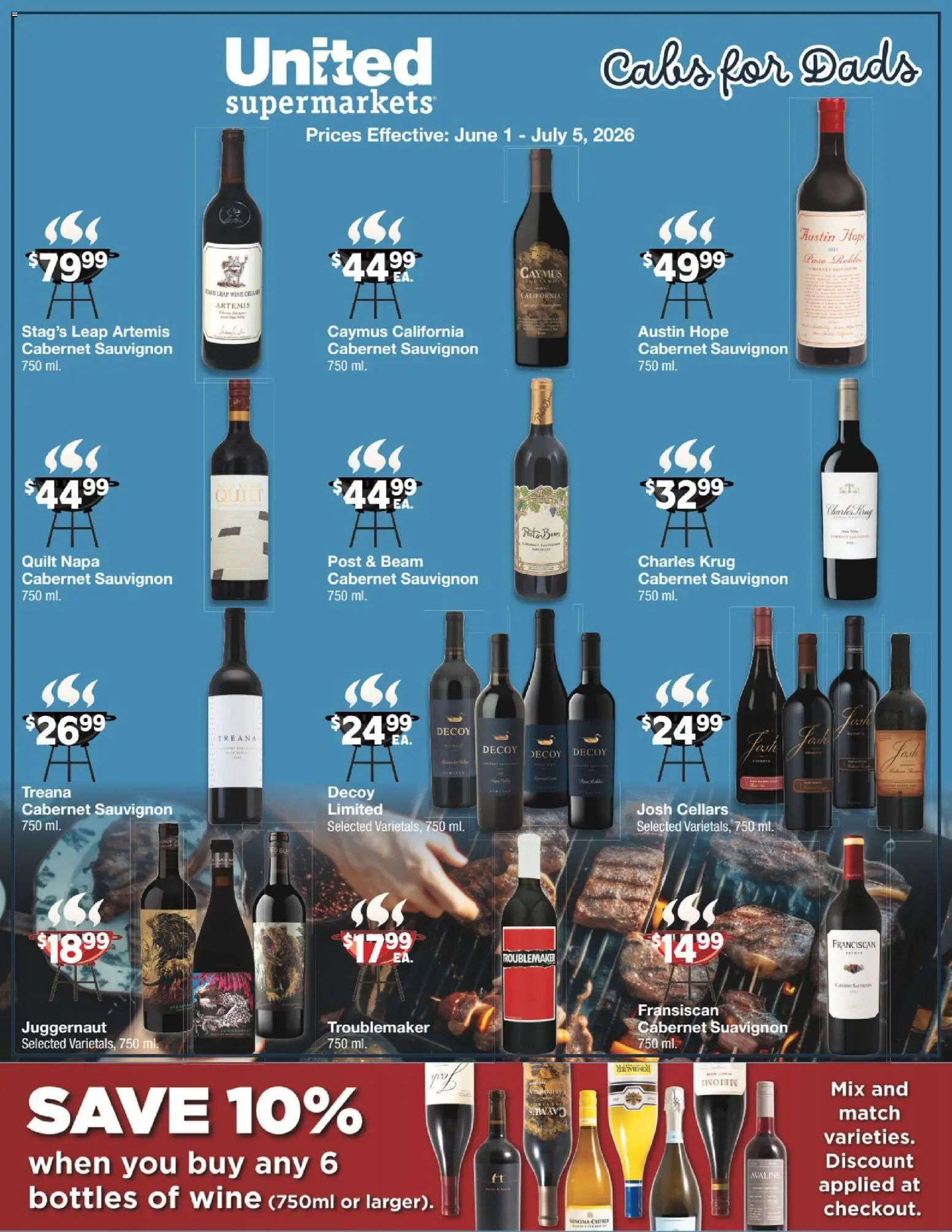Ad Preview of United Supermarkets United Supermarkets June Alcohol Flyer from 06/01/2026