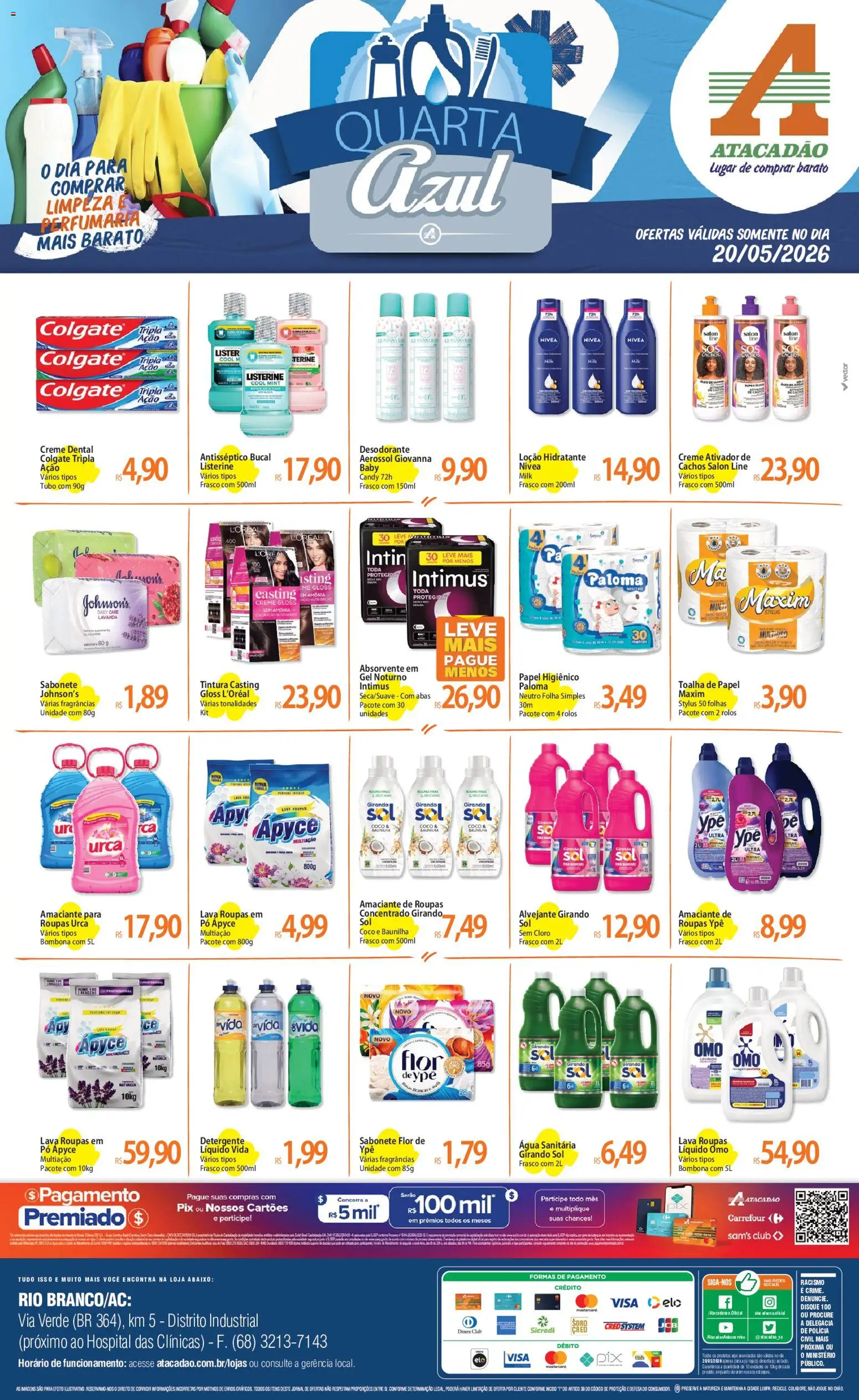 Pré-Visualização do folheto "Atacadão ofertas - AC" da loja Atacadão válido a partir de 20/05/2026