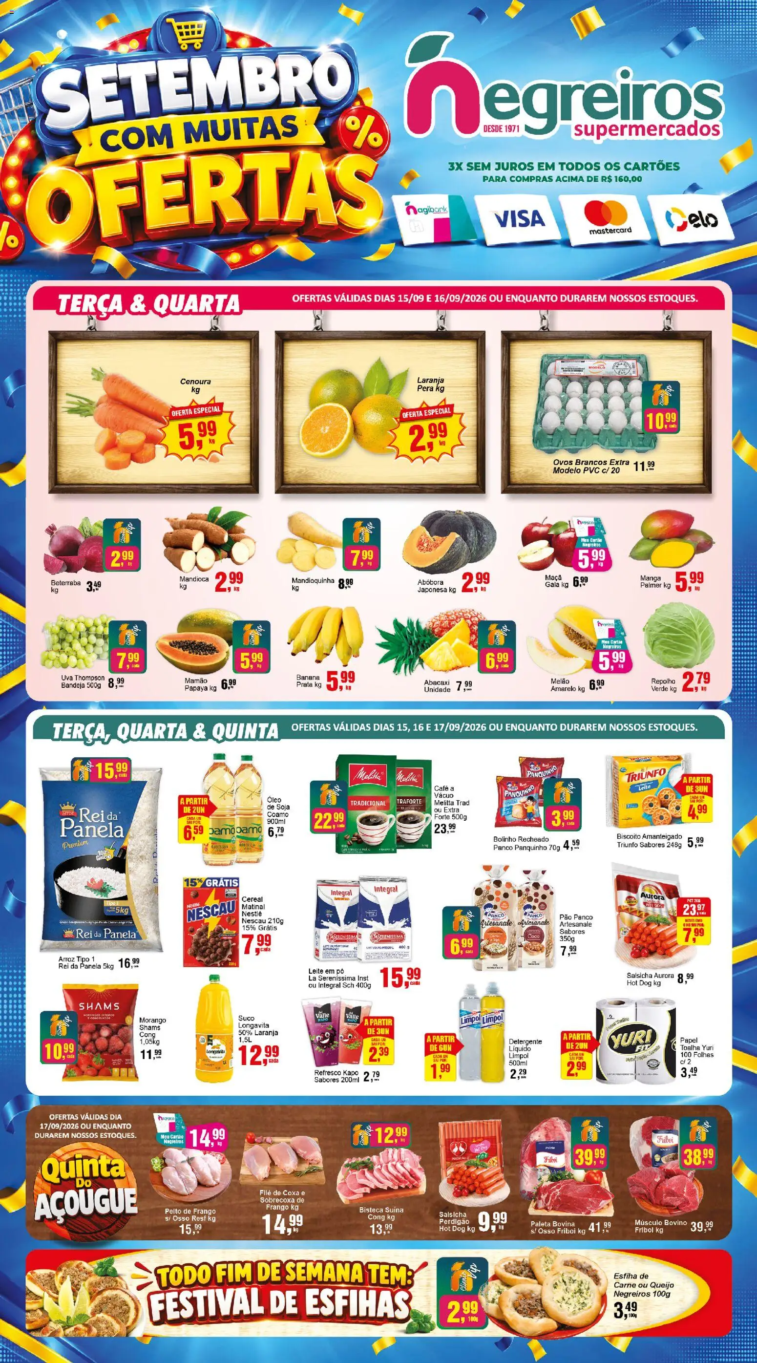 Pré-Visualização do folheto "Negreiros - Ofertas da semana" da loja Negreiros válido a partir de 15/09/2026