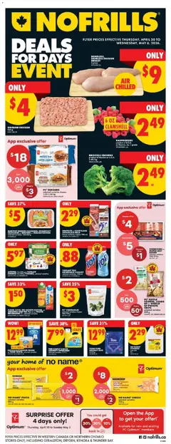Un aperçu du dépliant No Frills weekly flyer - AB du magasin No Frills est valide à partir 30 avr. 2026