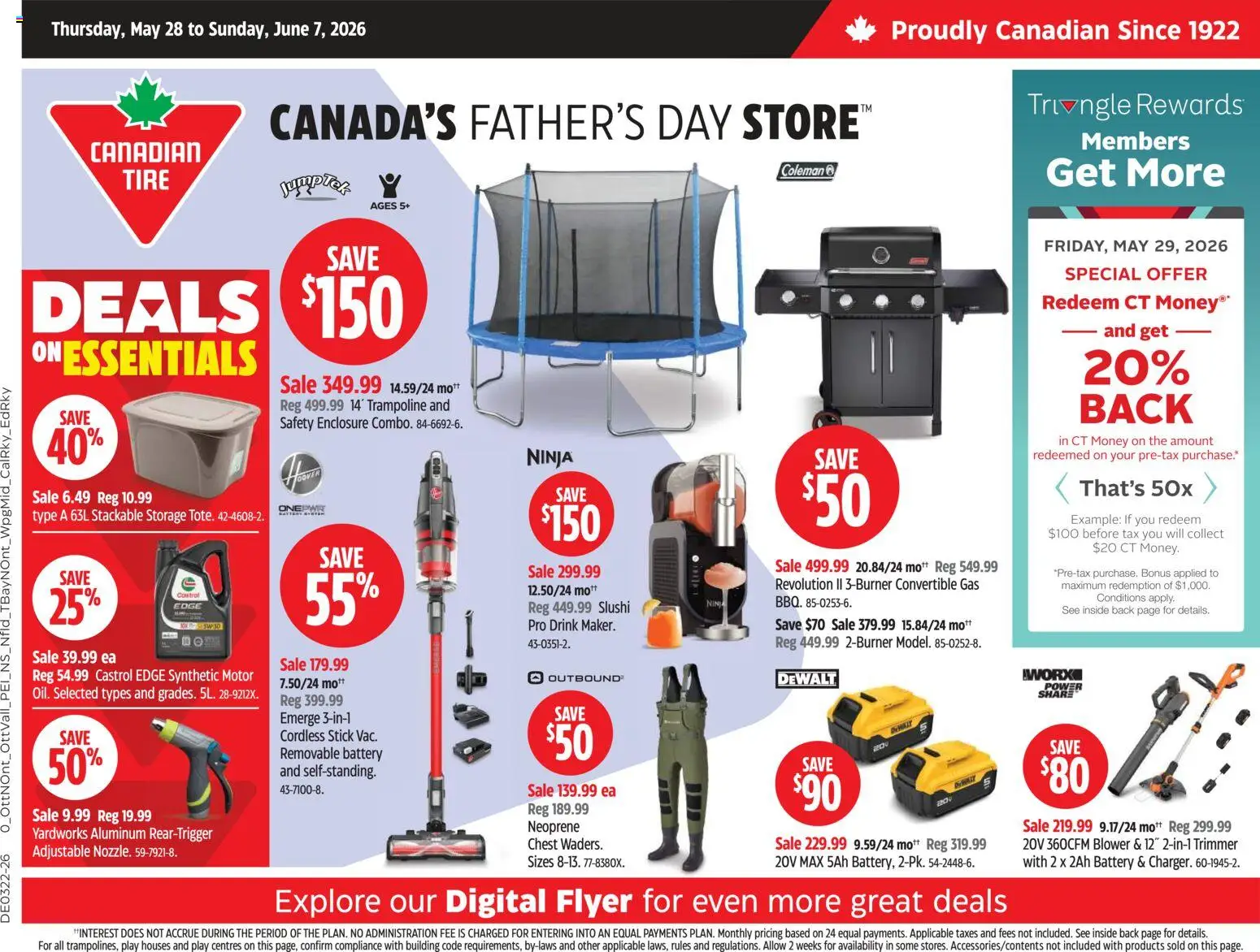 Preview of leaflet Canadian Tire weekly flyer from shop Canadian Tire is valid from May 28, 2026