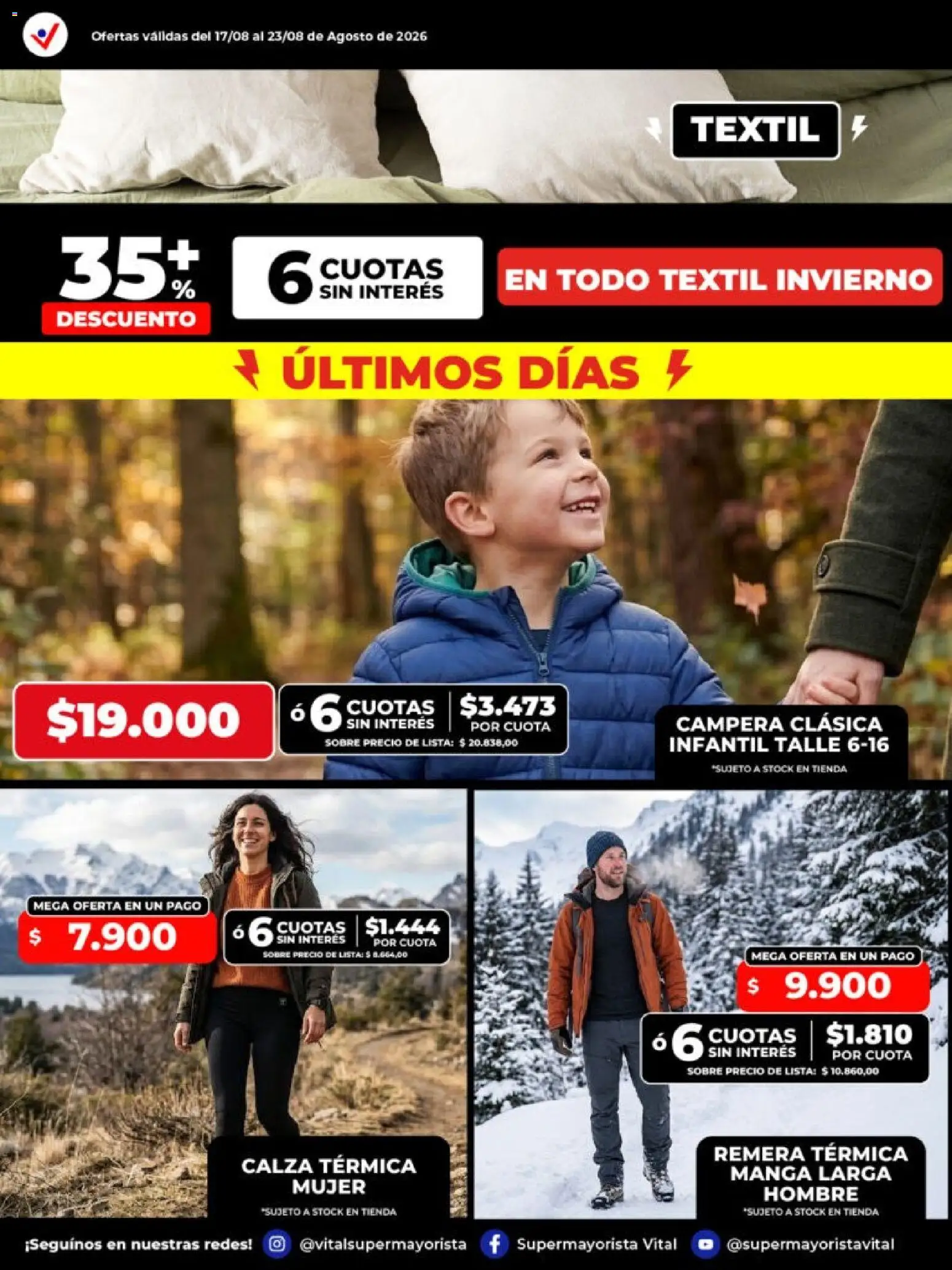 Vista previa del folleto de la tienda Vital válido desde el 17/08/2026 