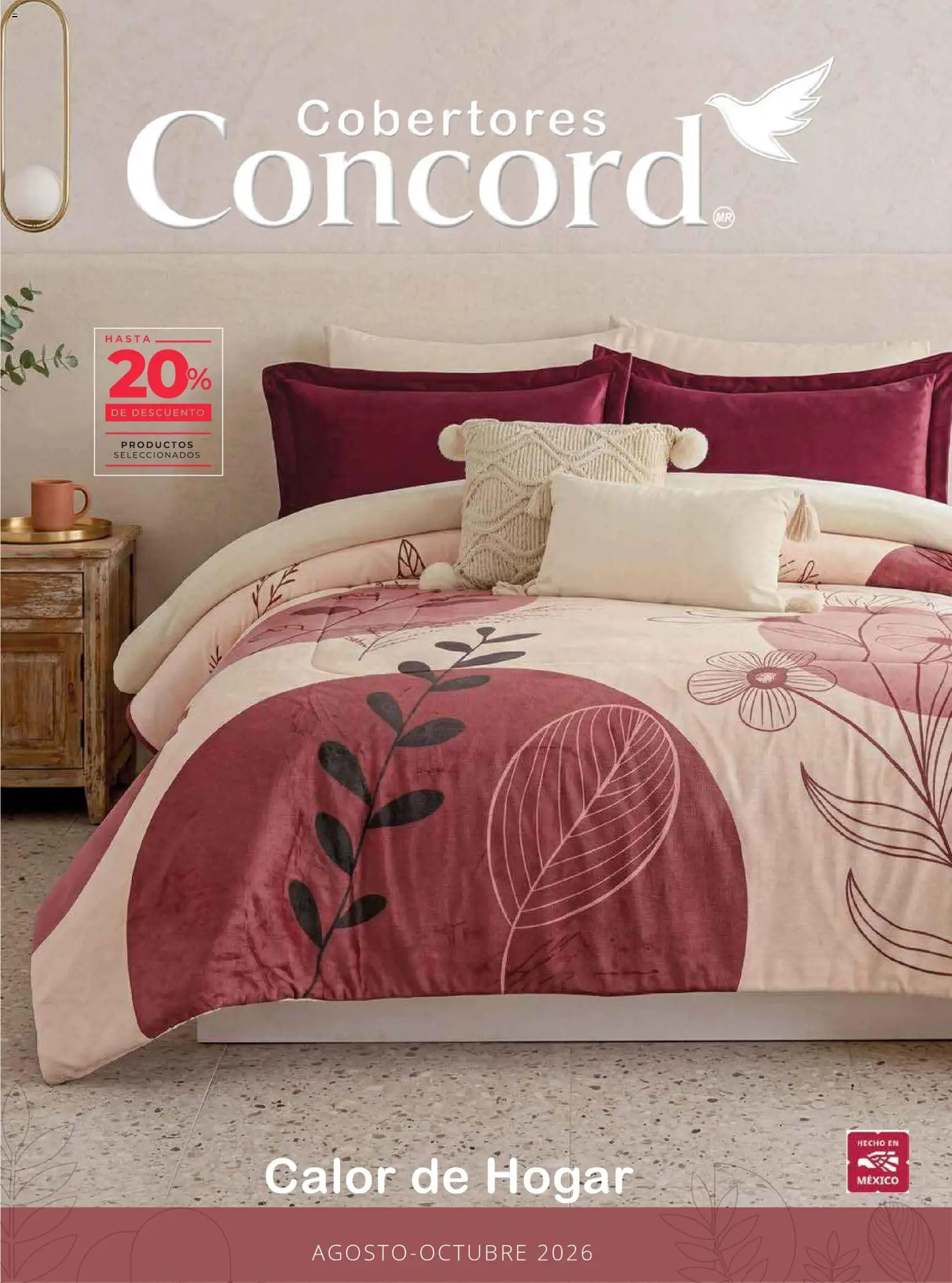 Vista previa las ofertas de la tienda Colchas Concord - Colchas Concord catálogo Colección Cobertor desde el 01/08/2026 