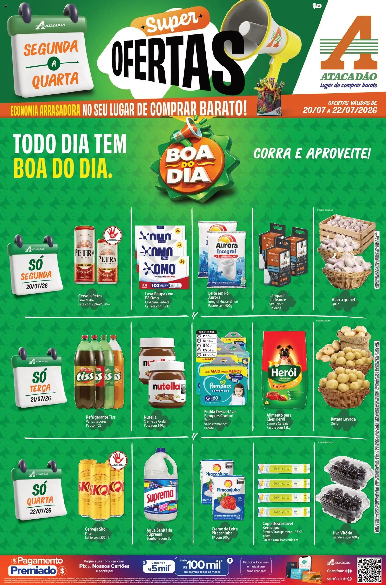 Pré-Visualização do folheto "Atacadão ofertas - SP" da loja Atacadão válido a partir de 20/07/2026