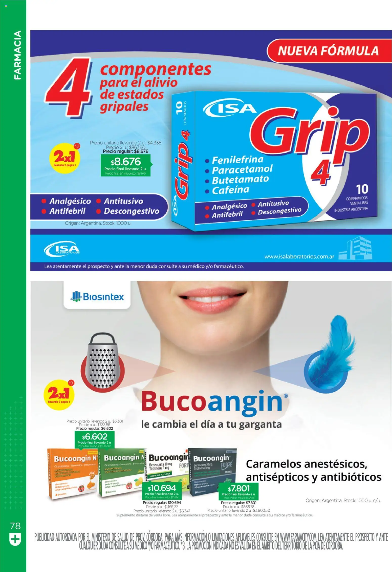 Vista previa del folleto de la tienda Farmacity válido desde el 01/10/2026 