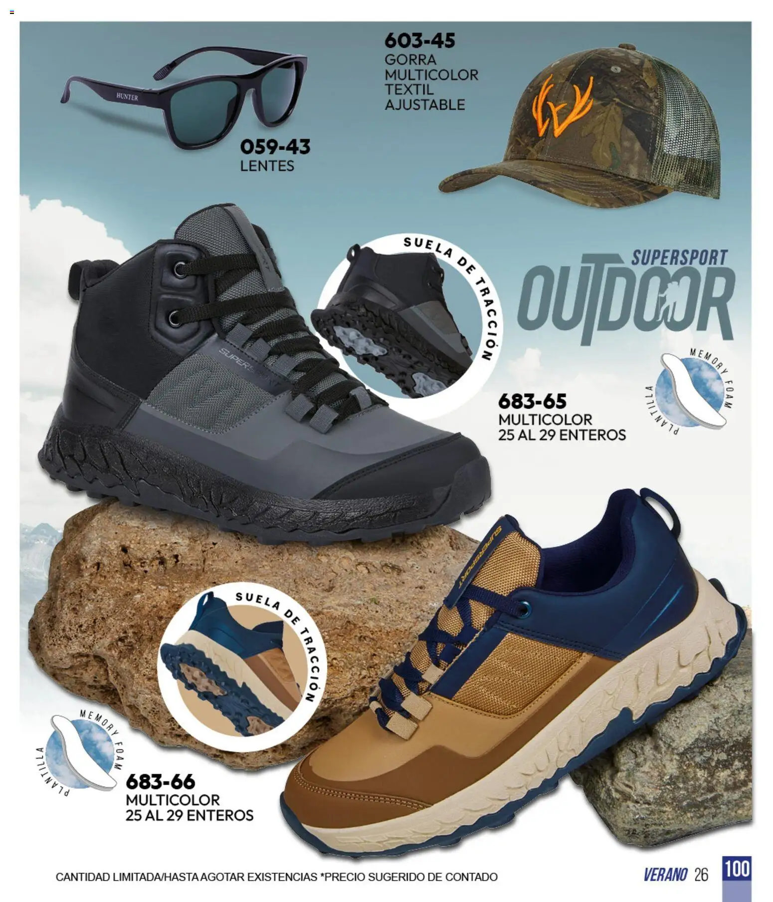 Vista previa las ofertas de la tienda Cklass - Cklass catálogo Sportbrands Verano Caballero desde el 05/03/2026 - Gorra, Lentes