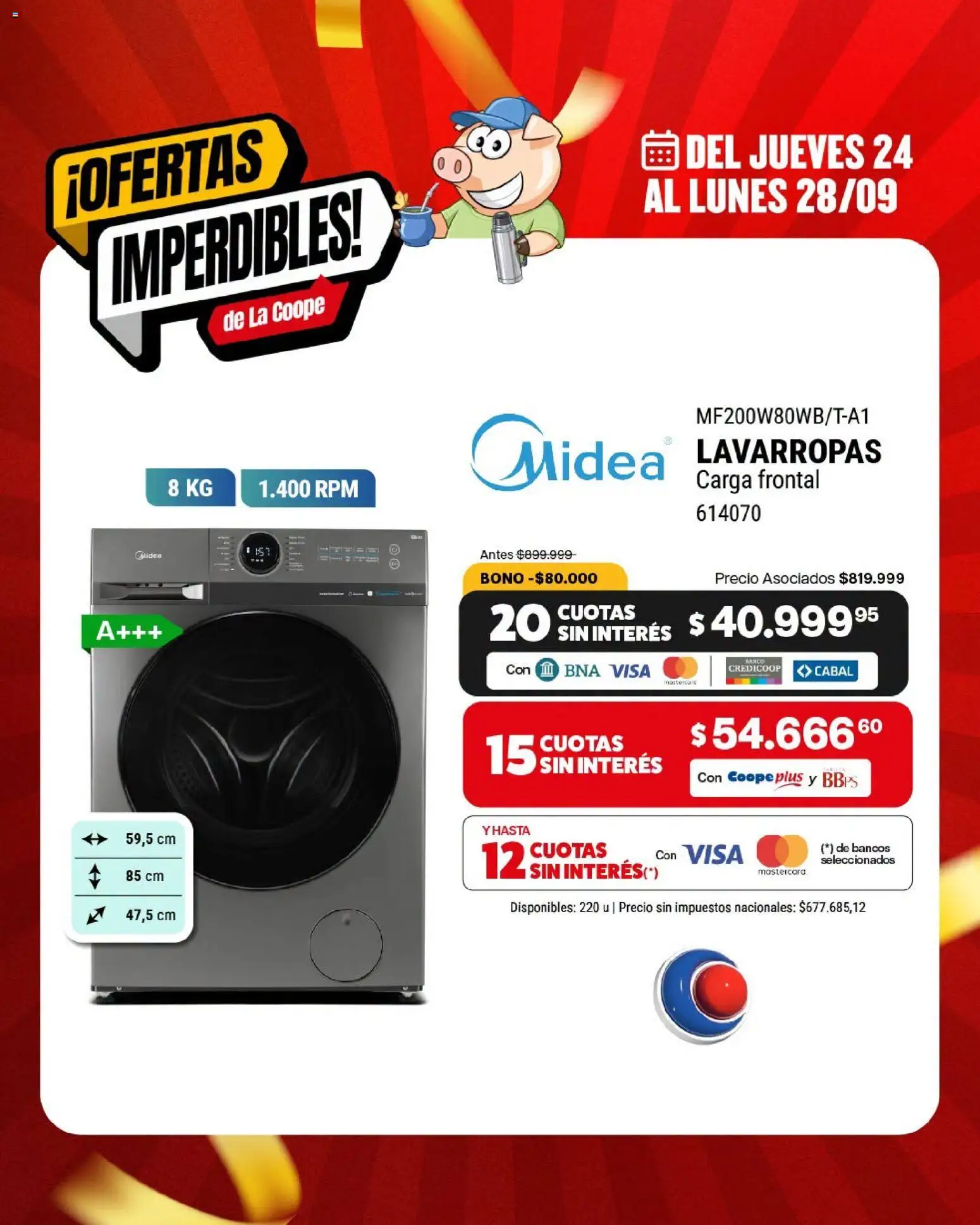 Vista previa del folleto de la tienda Cooperativa Obrera válido desde el 24/09/2026 