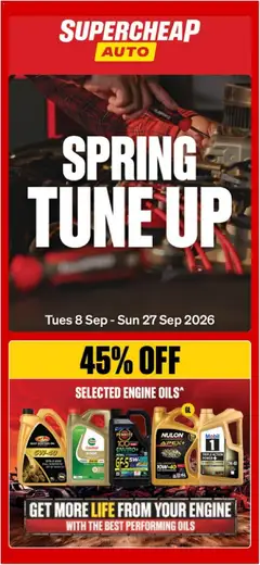 Preview of catalogue Supercheap Auto catalogue from shop Supercheap Auto valid 08/09/2026