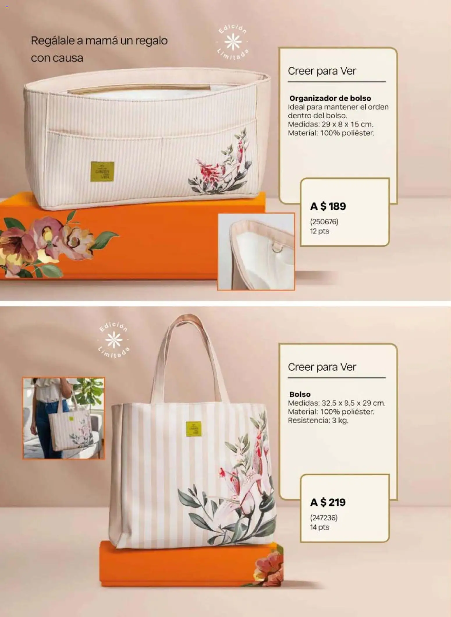 Vista previa las ofertas de la tienda Natura - Natura campaña 6 2026 desde el 02/04/2026 - Bolso, Organizador