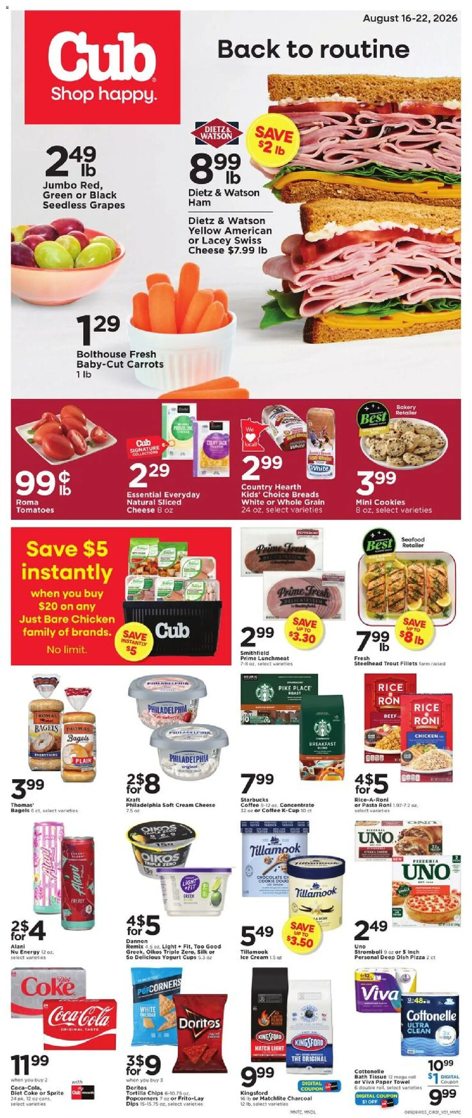 Ad Preview of Cub Foods Cub Foods Weekly Ad from 08/16/2026