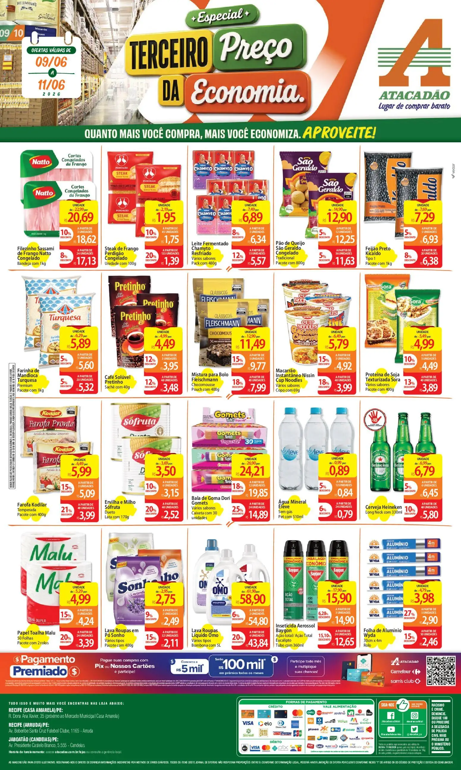 Pré-Visualização do folheto "Atacadão ofertas - PE" da loja Atacadão válido a partir de 09/06/2026
