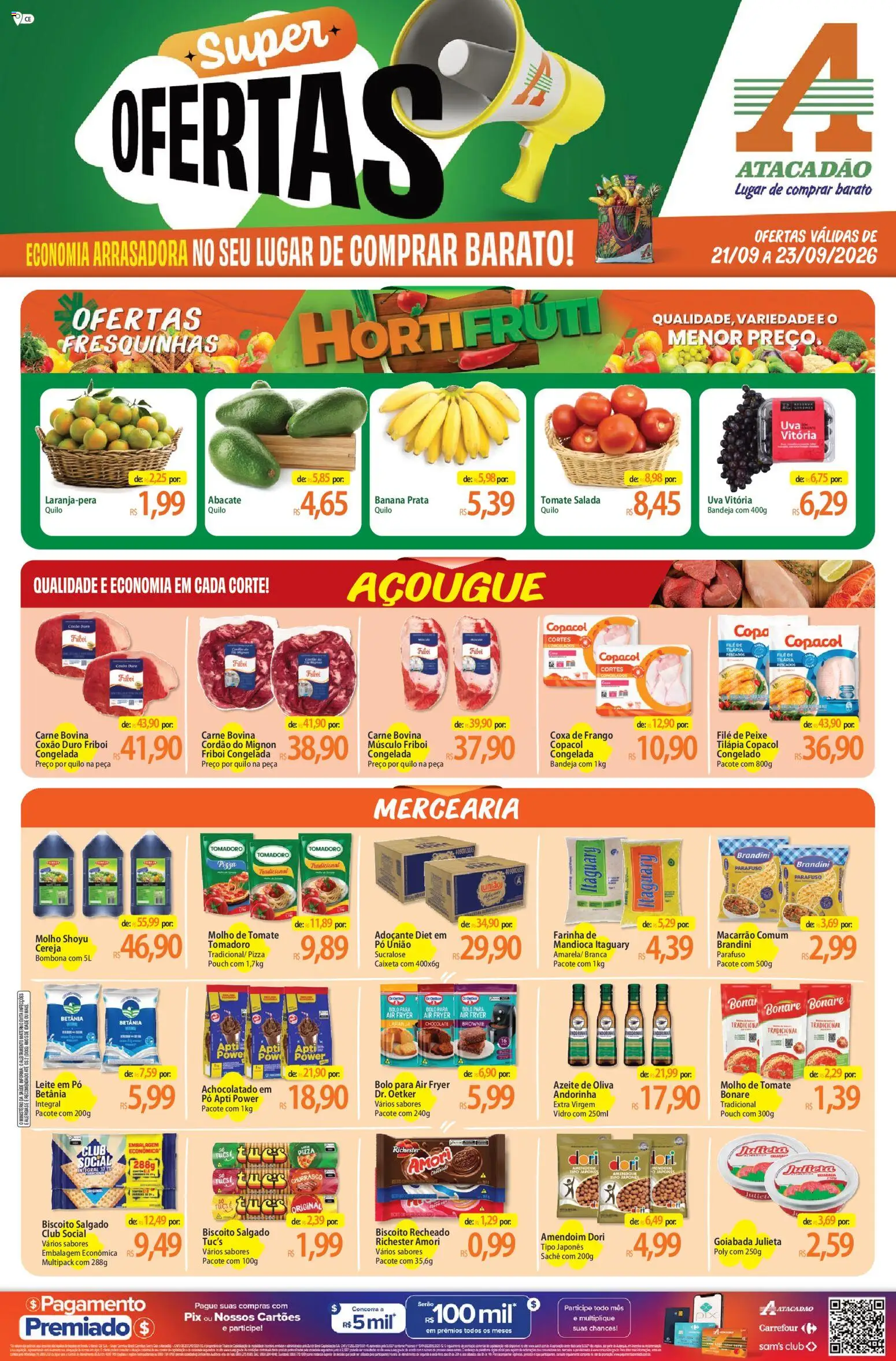 Pré-Visualização do folheto "Atacadão ofertas - CE" da loja Atacadão válido a partir de 21/09/2026