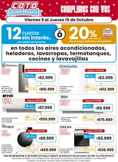 Vista previa del folleto de la tienda Coto válido desde el 09/10/2026 