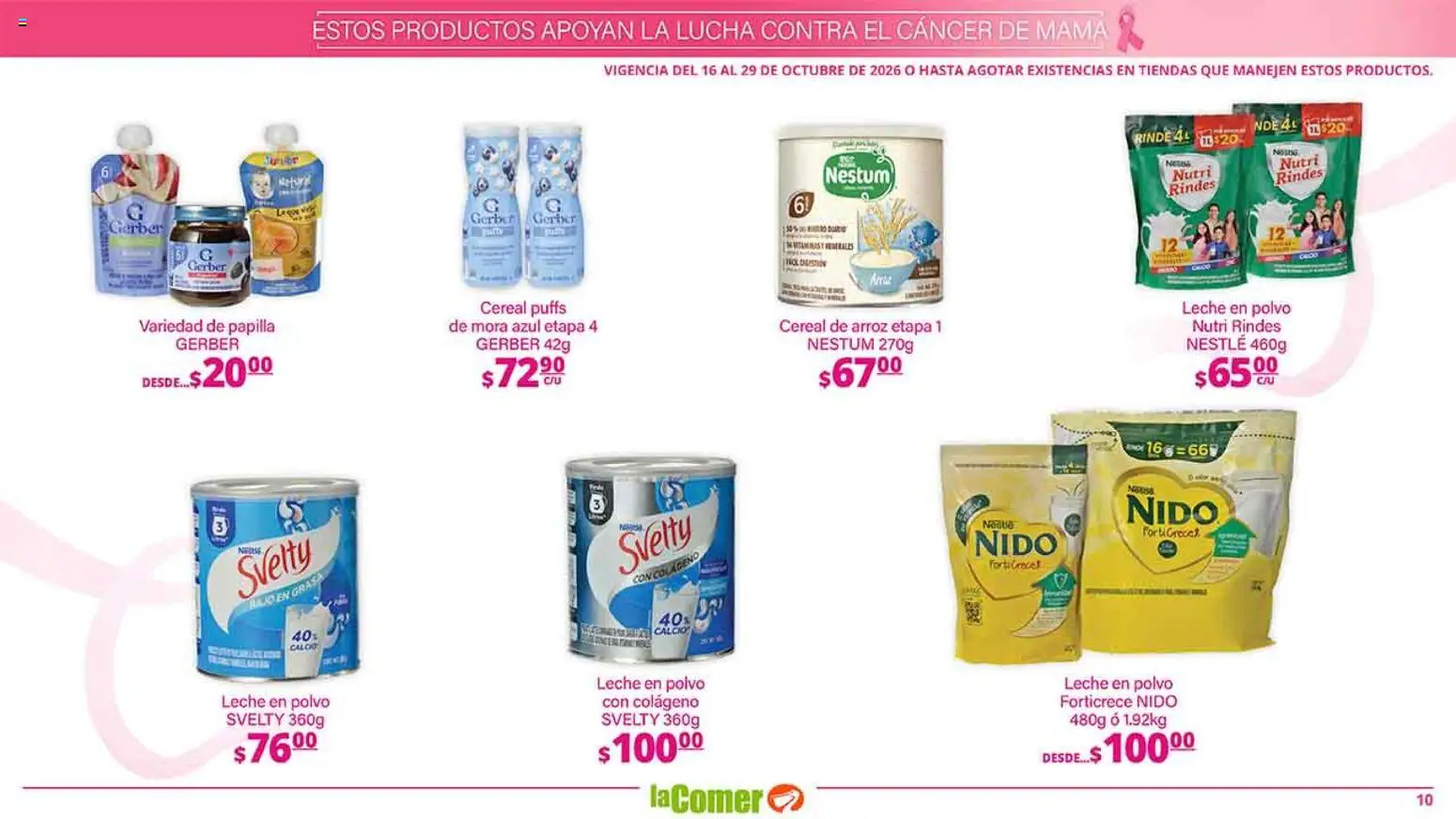 Vista previa las ofertas de la tienda La Comer - La Comer folleto es la tienda rosa desde el 16/10/2026 