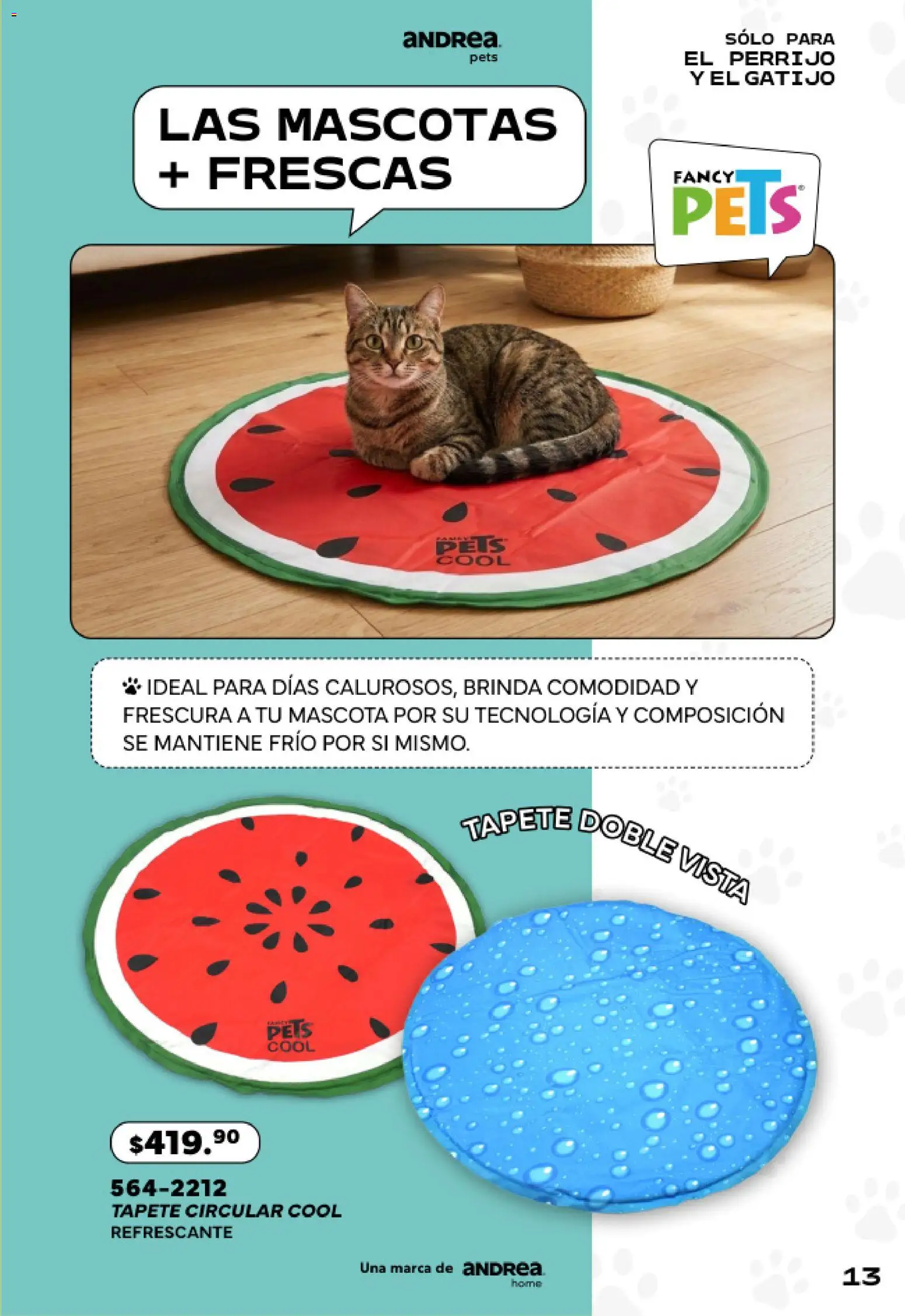 Vista previa las ofertas de la tienda Andrea - Andrea catálogo Pets desde el 24/05/2026 - Tapete