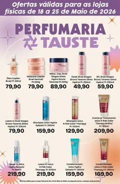 Pré-Visualização do folheto "Tauste ofertas Perfumaria" da loja Tauste válido a partir de 18/05/2026