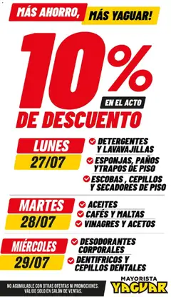 Vista previa del folleto de la tienda Yaguar válido desde el 27/07/2026 