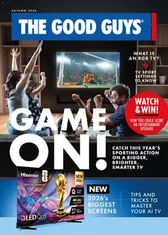 Preview of catalogue The Good Guys catalogue - Game on from shop The Good Guys valid 10/05/2026