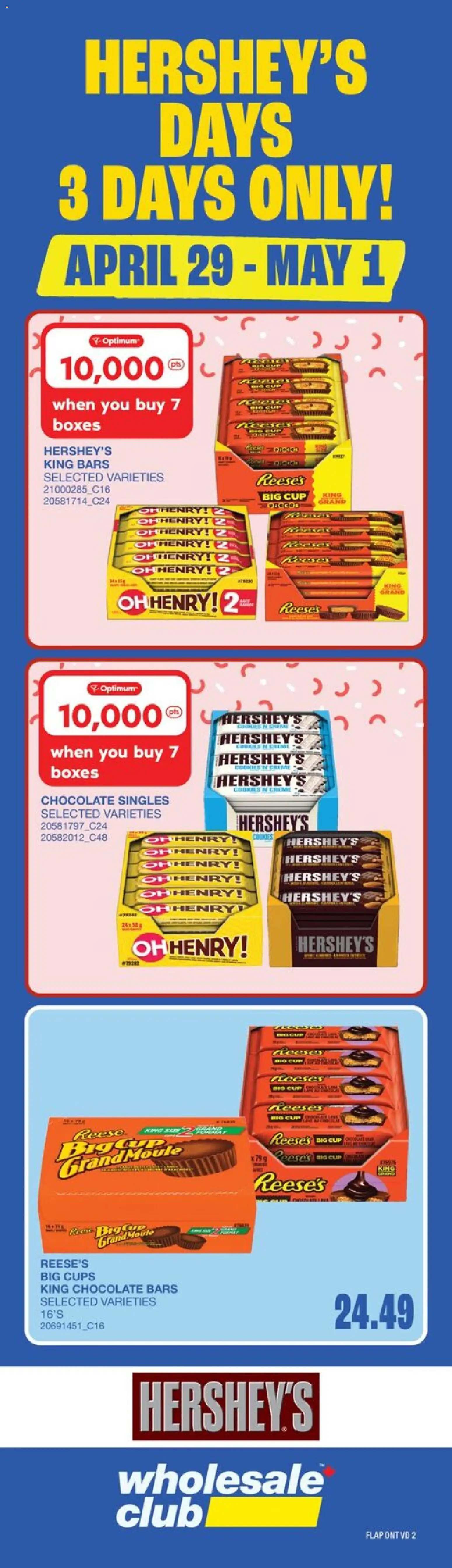 Preview of leaflet Wholesale Club weekly flyer / circulaire from shop Wholesale Club is valid from Apr 23, 2026