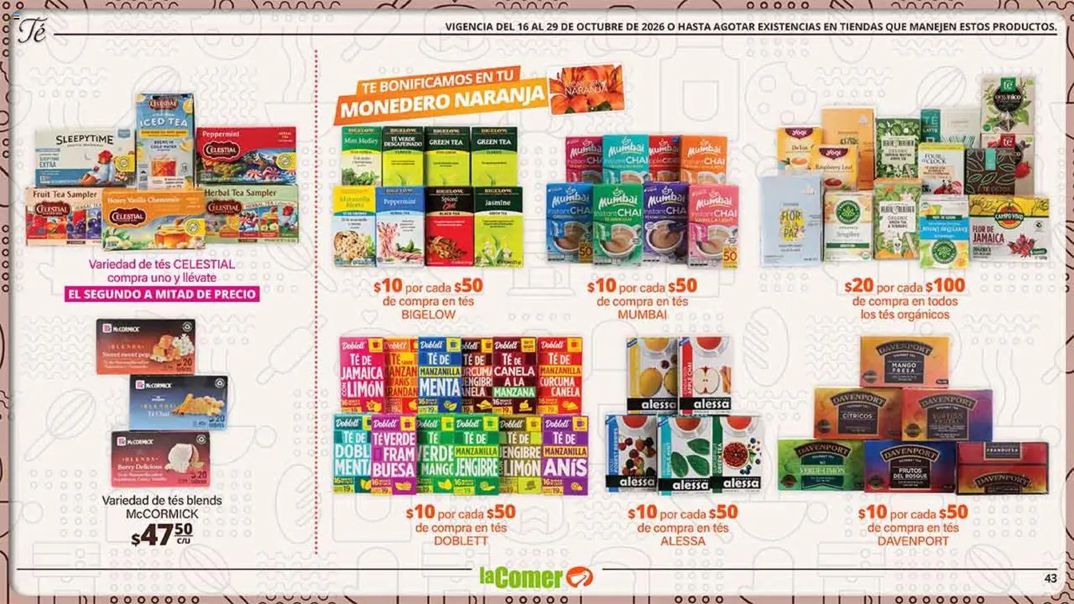 Vista previa las ofertas de la tienda La Comer - La Comer folleto es la tienda rosa desde el 16/10/2026 