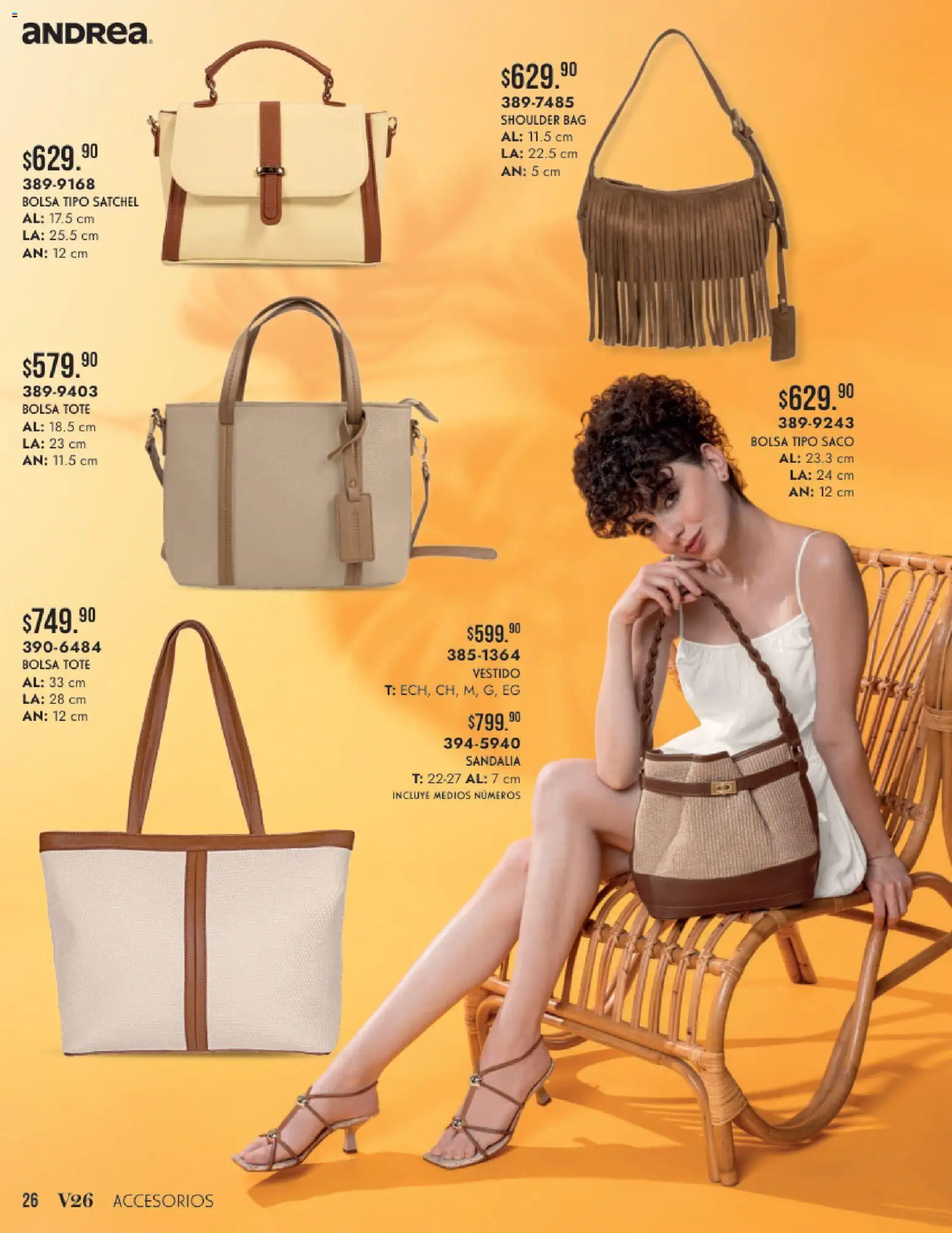 Vista previa las ofertas de la tienda Andrea - Andrea catálogo Accesorios para todos desde el 24/05/2026 